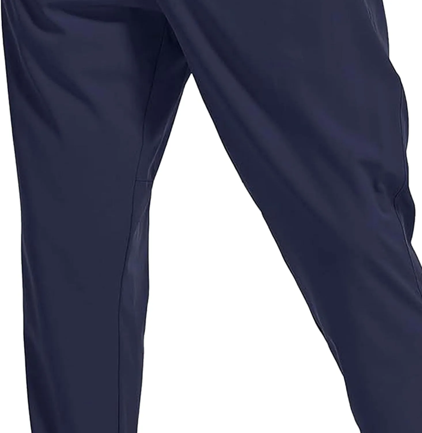 Men's Summer Drawstring Joggers Pants Stretch Elastic Waist Hiking Trousers Casual Solid Slim Fit Outdoor Pants