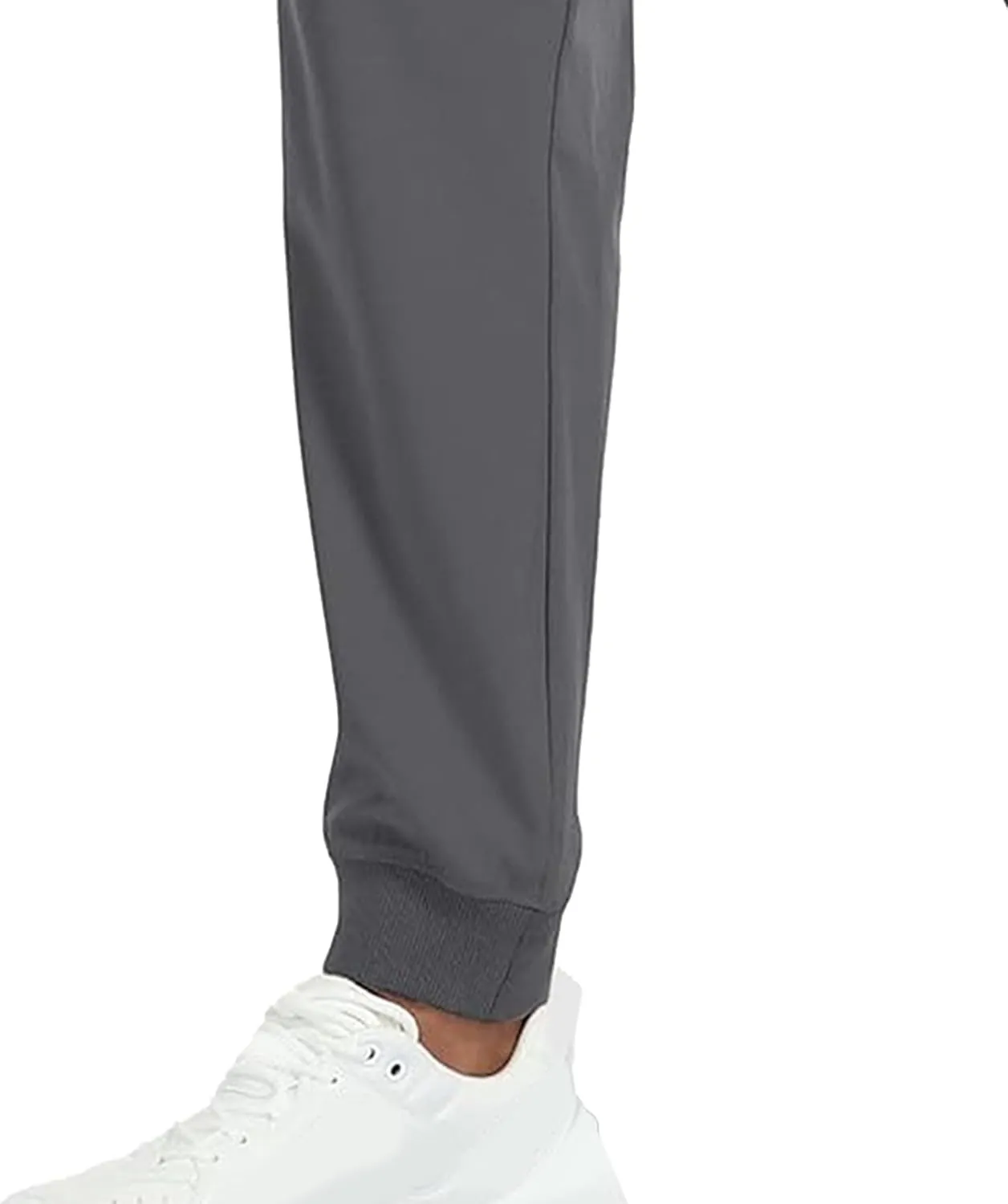 Men's Summer Drawstring Joggers Pants Stretch Elastic Waist Hiking Trousers Casual Solid Slim Fit Outdoor Pants