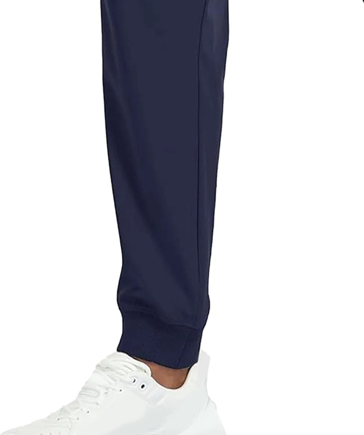 Men's Summer Drawstring Joggers Pants Stretch Elastic Waist Hiking Trousers Casual Solid Slim Fit Outdoor Pants