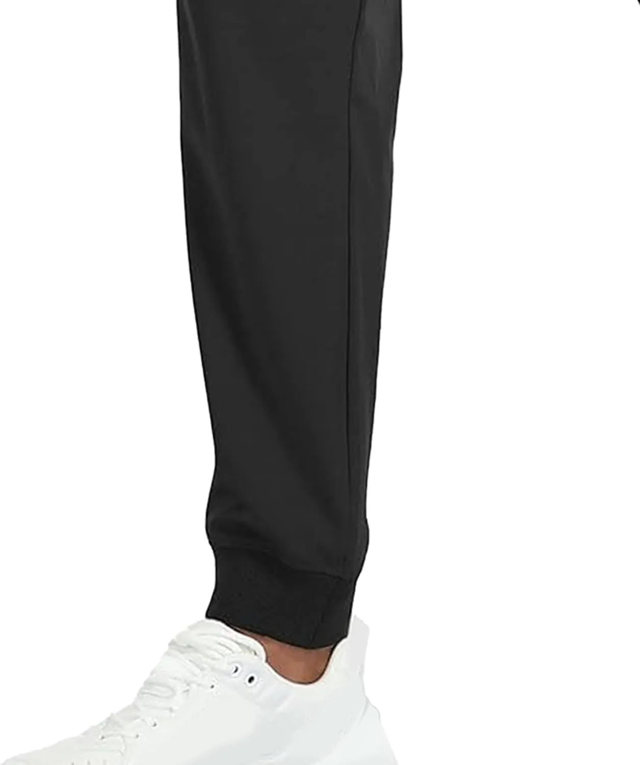 Men's Summer Drawstring Joggers Pants Stretch Elastic Waist Hiking Trousers Casual Solid Slim Fit Outdoor Pants