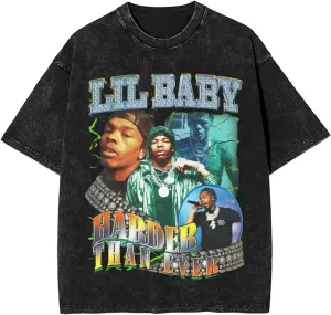 Mens Vintage Oversized Drop Shoulder Novelty T-Shirts Loose Wash Solid Tee Tops