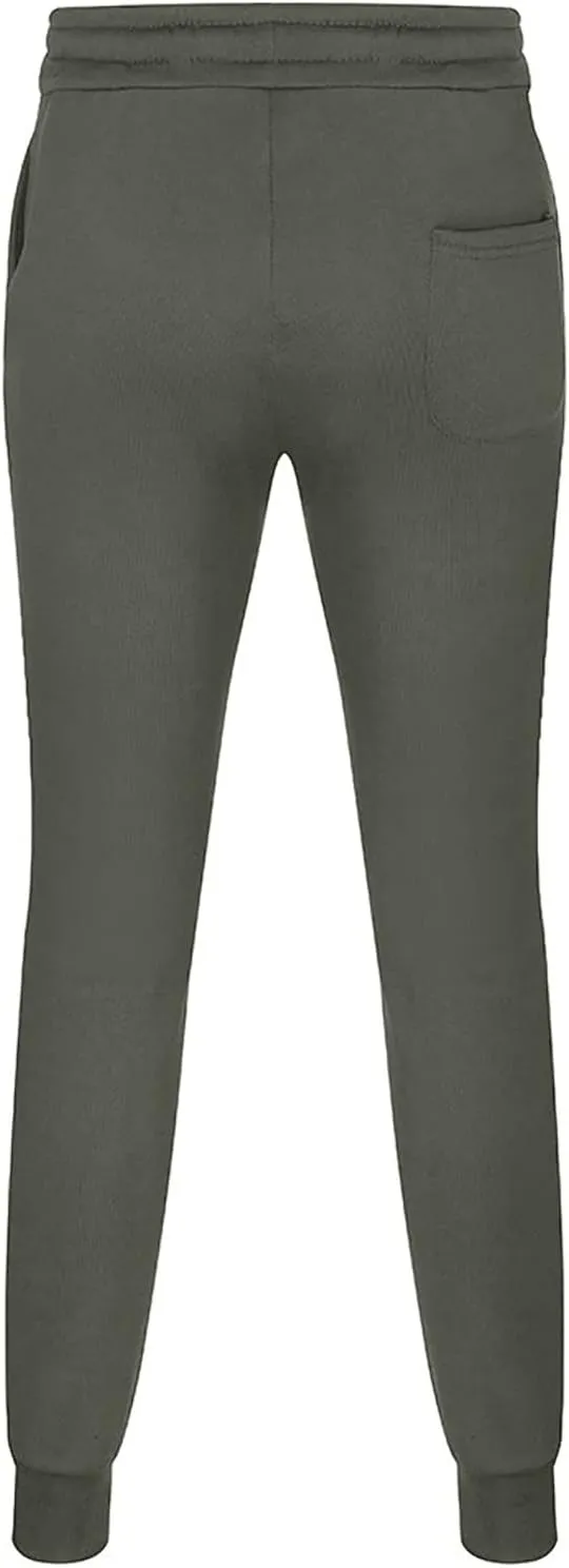 Mens Workout Cargo Sweatpants Pants Athletic Mens Cotton Linen Pants Drawstring Loose Beach Pants with Pockets Men's