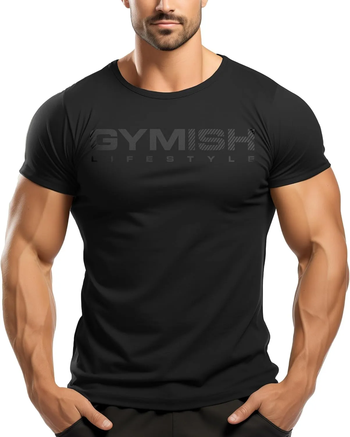 Mission in Process Back Gym Workout Motivational Funny Lifting T-Shirt for Men