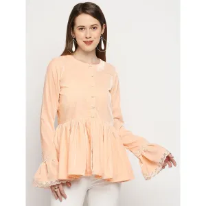 Monk & Mei Taj-Jacket-Peach
