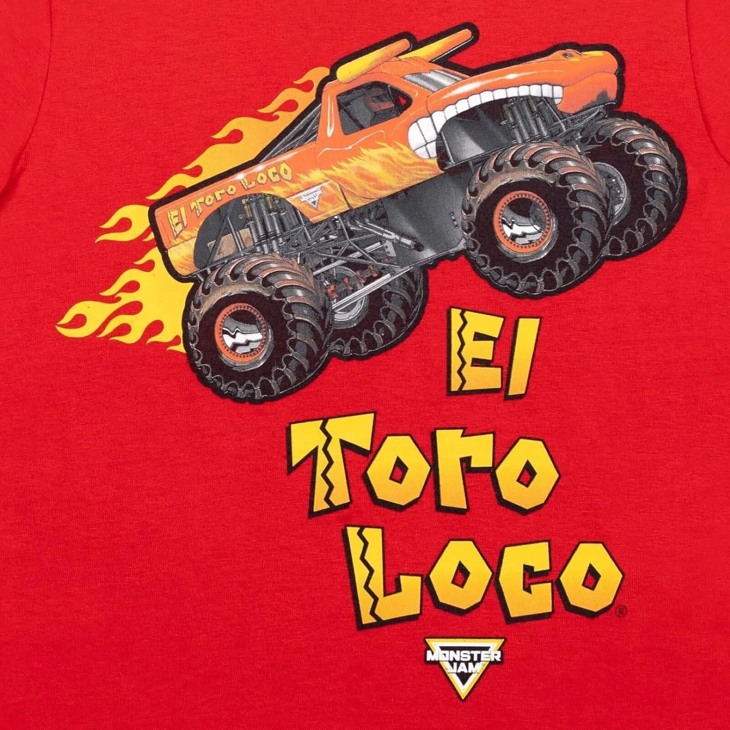 Monster Jam El Toro Loco Zombie Maximum Destruction 4 Pack Graphic T-Shirts Toddler to Big Kid