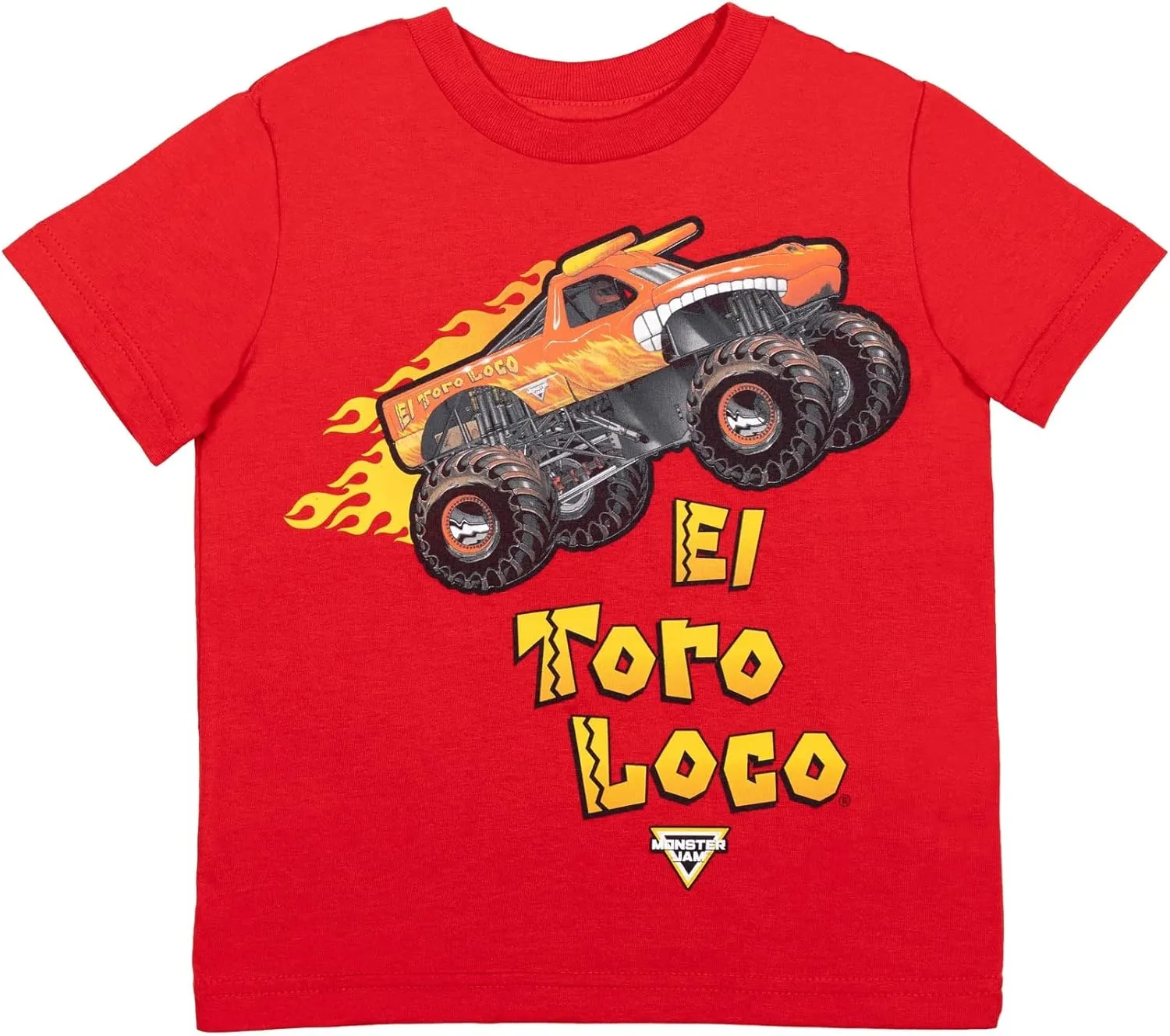 Monster Jam El Toro Loco Zombie Maximum Destruction 4 Pack Graphic T-Shirts Toddler to Big Kid