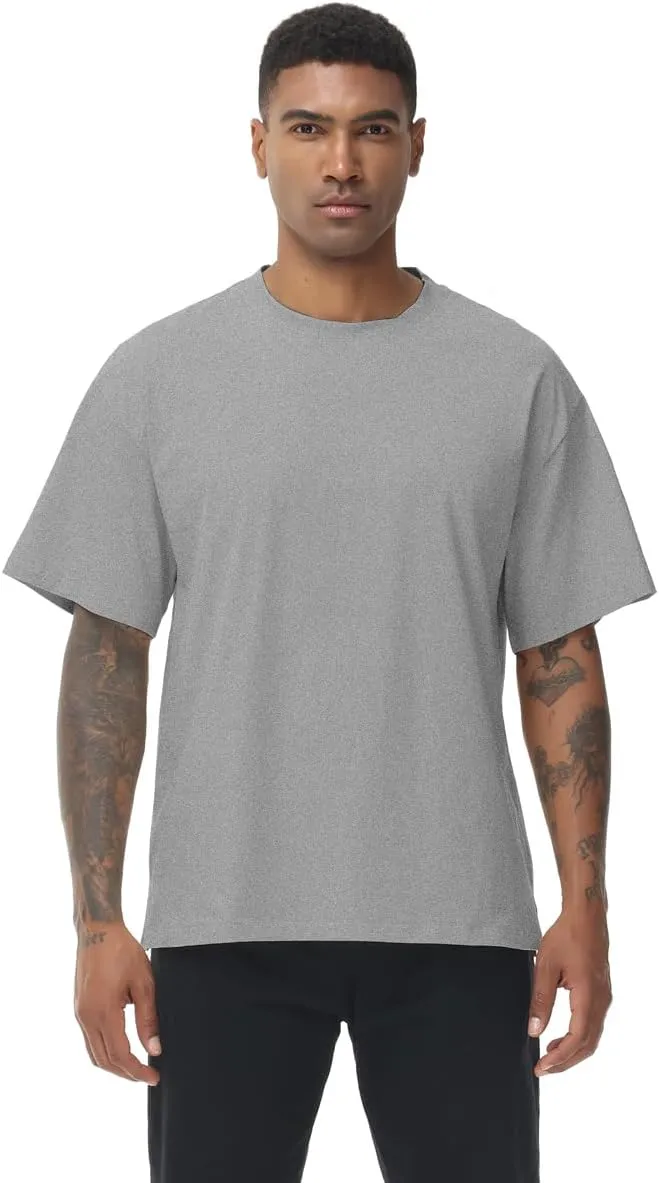 Muscle Killer 1/2pack Mens T Shirt Gym Workout Dry Fit Short Sleeve Athletic Fitness Crew Neck Tee Shirts Casual Loose Fit