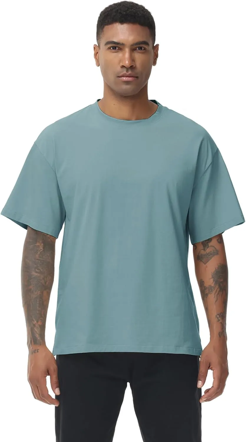 Muscle Killer 1/2pack Mens T Shirt Gym Workout Dry Fit Short Sleeve Athletic Fitness Crew Neck Tee Shirts Casual Loose Fit