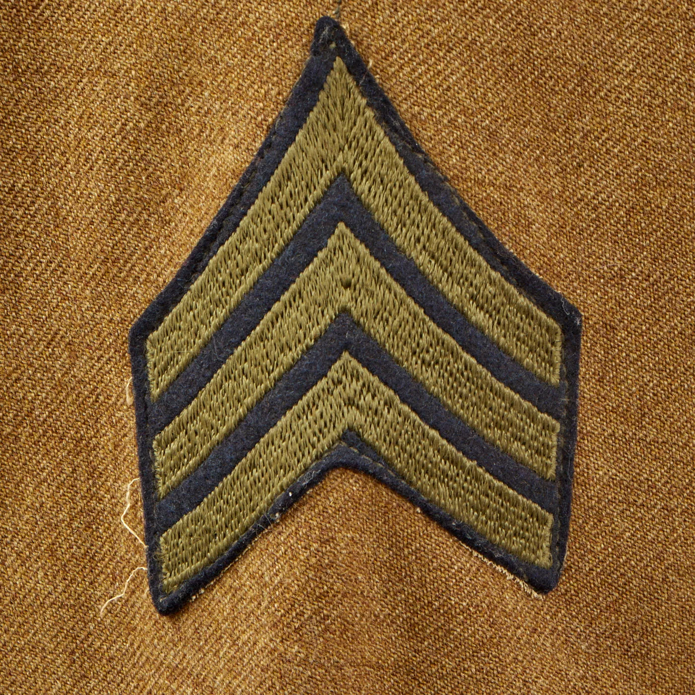 Original British Made WWII U.S. Ike Jacket with Theater Made CBI Insignia - China/Burma/India