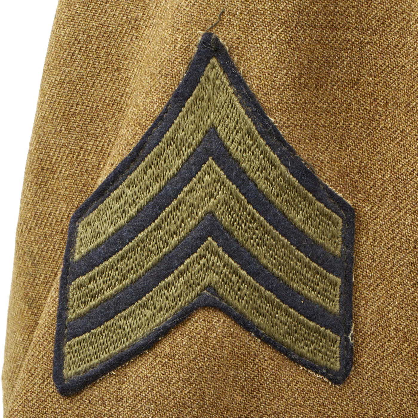 Original British Made WWII U.S. Ike Jacket with Theater Made CBI Insignia - China/Burma/India