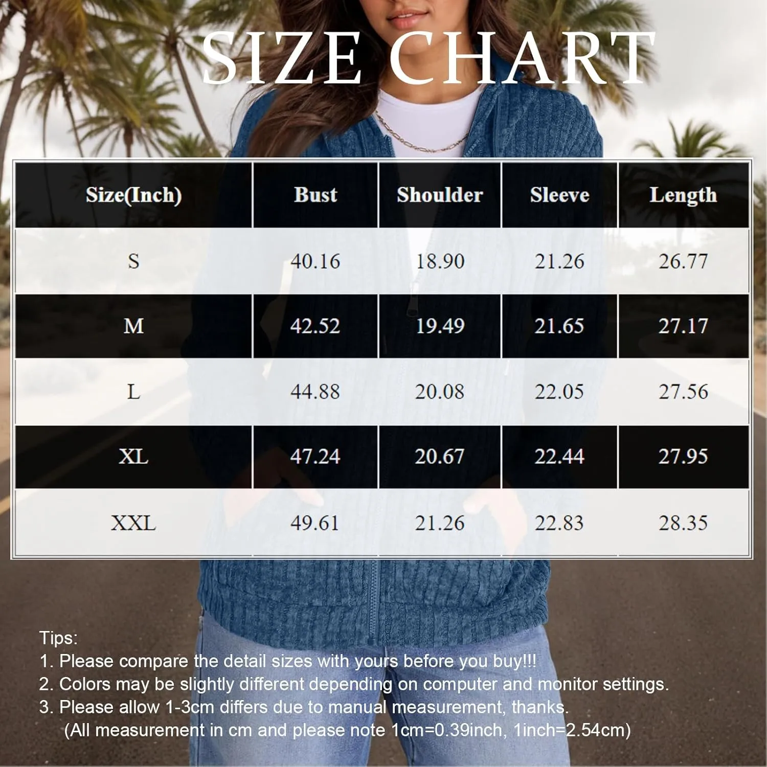Oversized Zip Up Hoodie for Women Ribbed Chucky Knit Sweater Hoodie Lightweight Long Sleeve Shirt Tops with Pocket