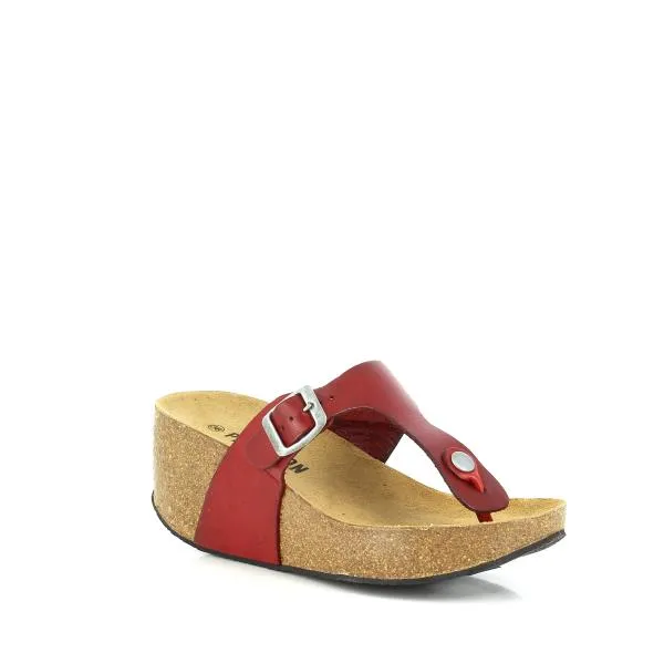 Plakton 271672 Red Thong Wedges