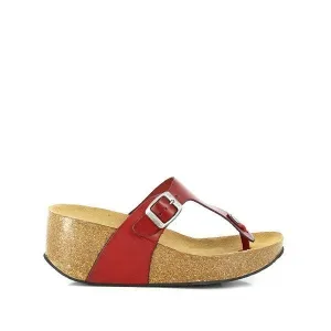 Plakton 271672 Red Thong Wedges