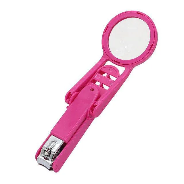 Portable Nail Clipper with Magnifying Glass