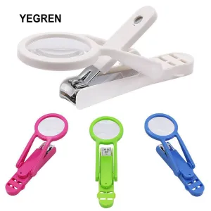 Portable Nail Clipper with Magnifying Glass