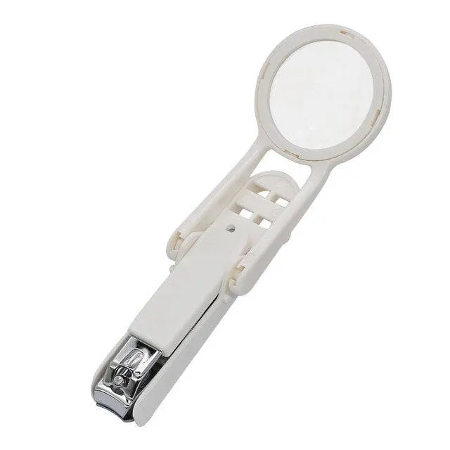 Portable Nail Clipper with Magnifying Glass