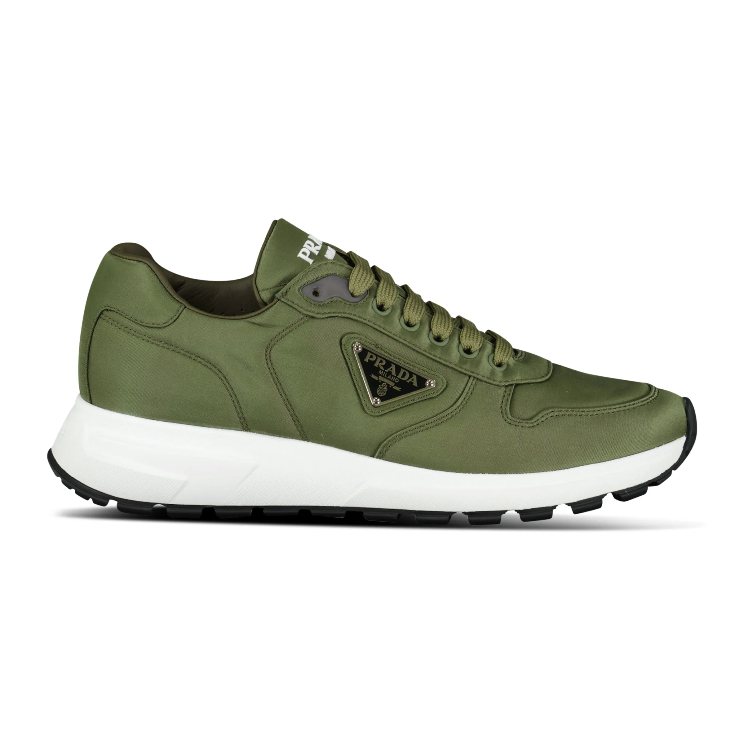 Prada Prax 01 Re-Nylon Sneakers Khaki