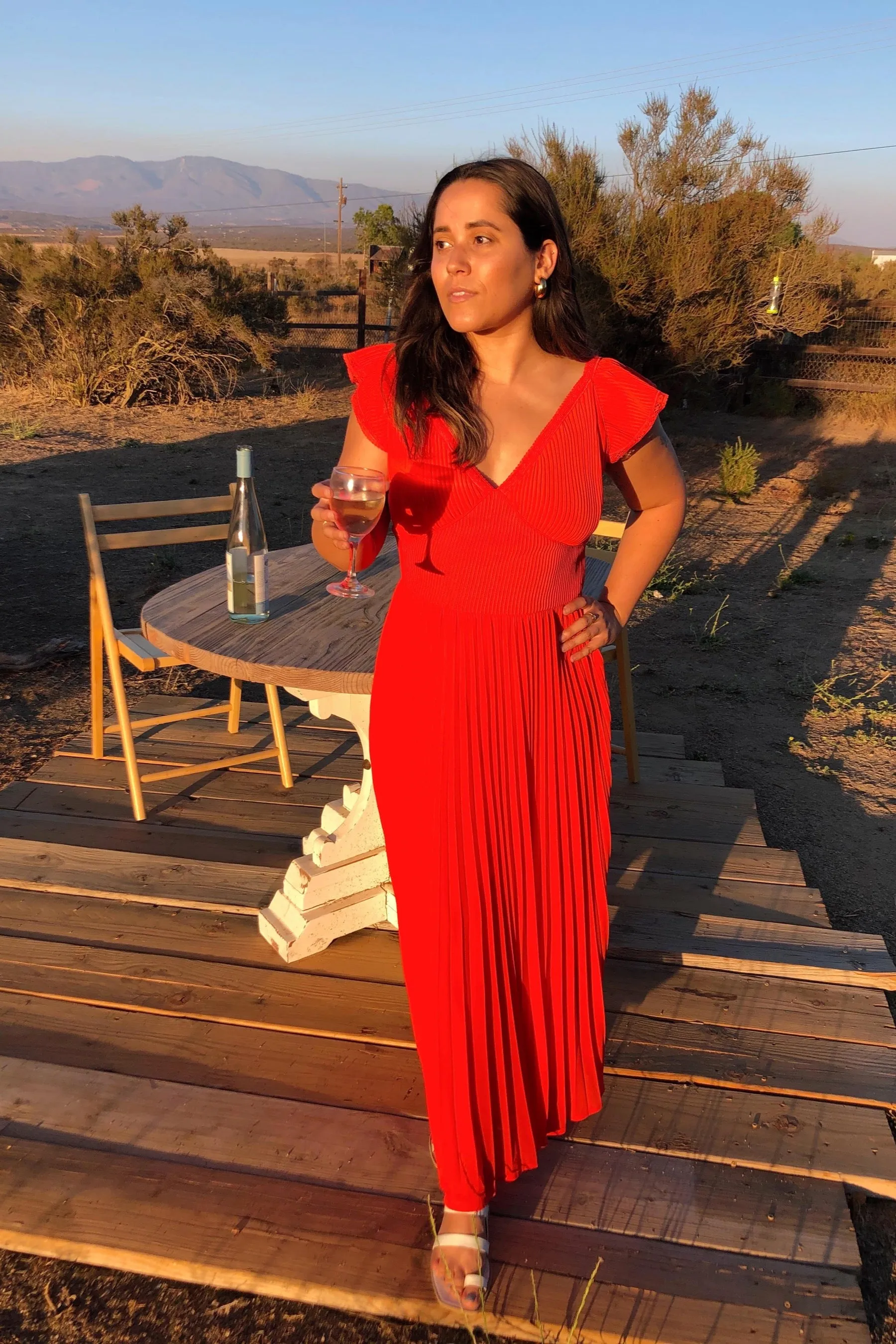 Shanghai Red Anoki Dress