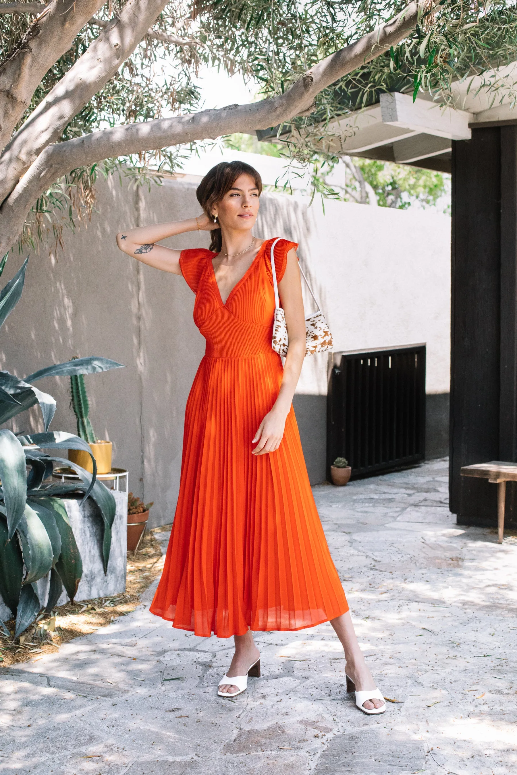 Shanghai Red Anoki Dress
