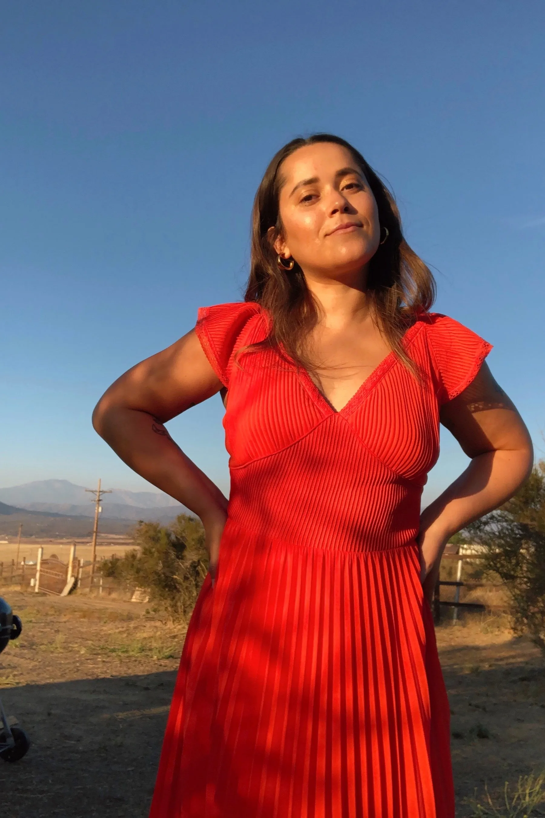 Shanghai Red Anoki Dress