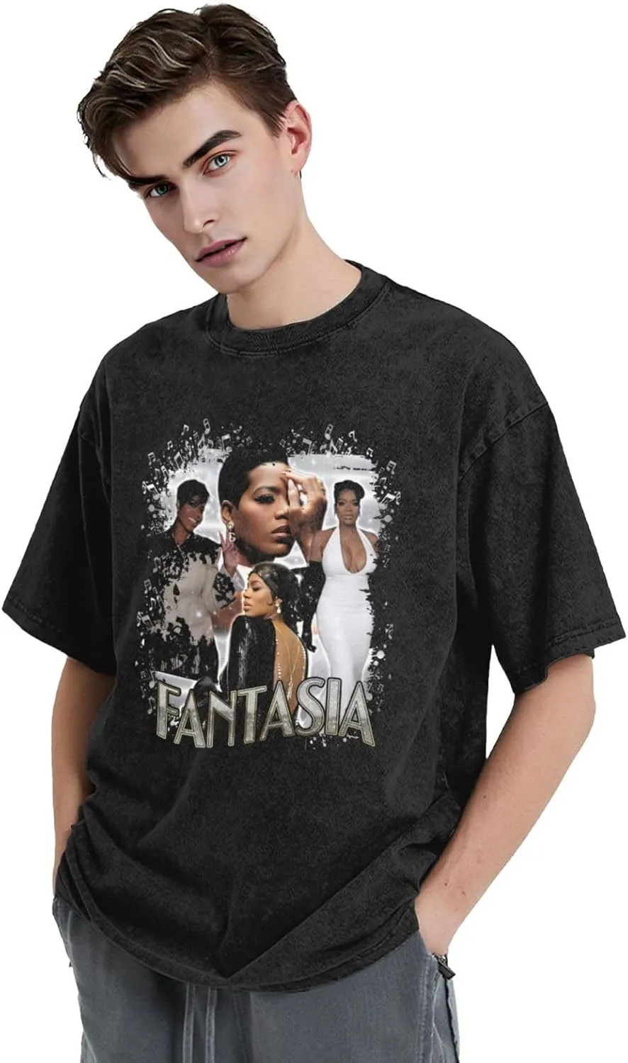 Shirt Men's Oversized T-Shirts Summer Casual Short Sleeved Basic Tops Graphic Tee