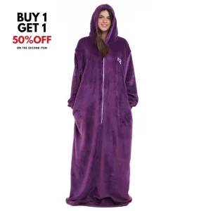 Snuggs Wearable Blanket Monk Purple