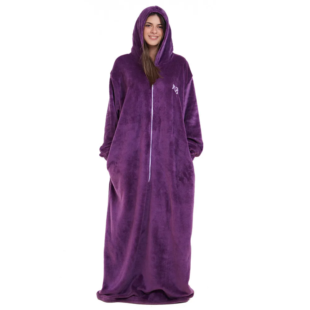 Snuggs Wearable Blanket Monk Purple