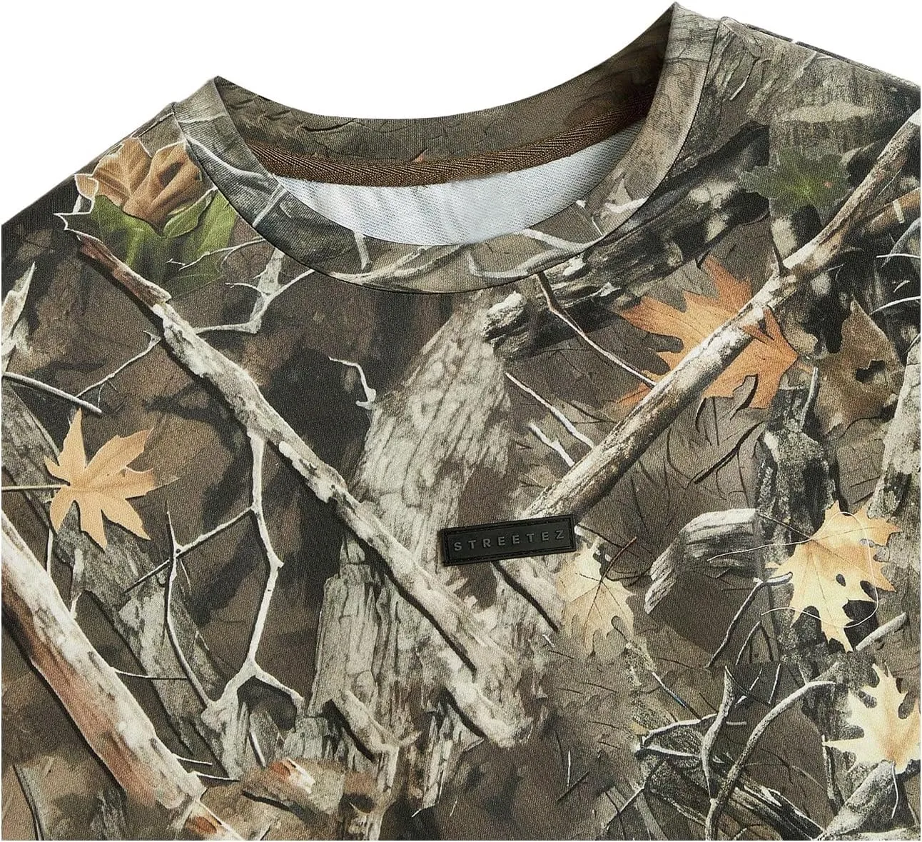 SOLY HUX Men's Camo Print Tank Top Crew Neck Sleeveless Loose T Shirts Summer Outdoor Streetwear