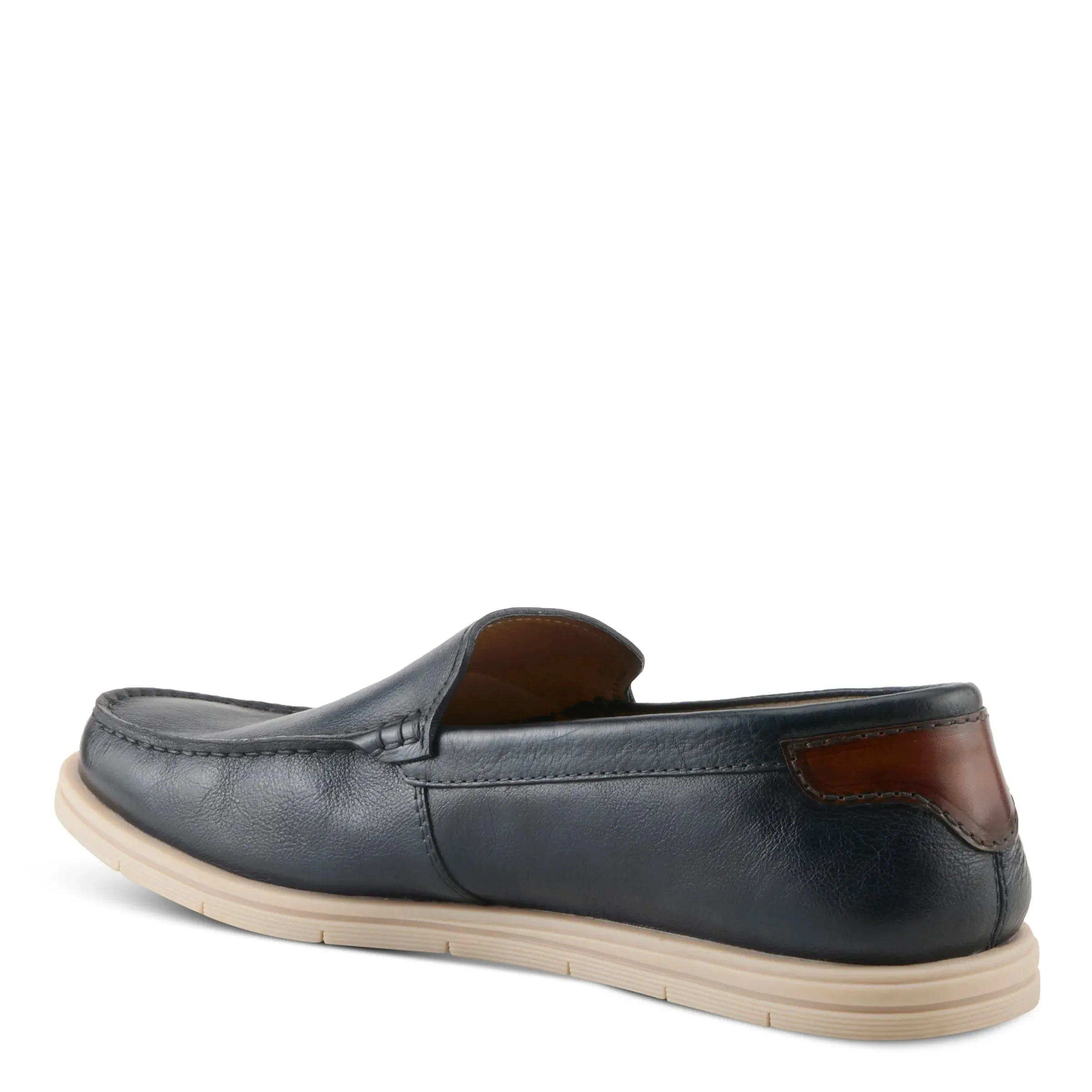 Spring Step Men's Hord Venteian Slip On Moccasin - Navy
