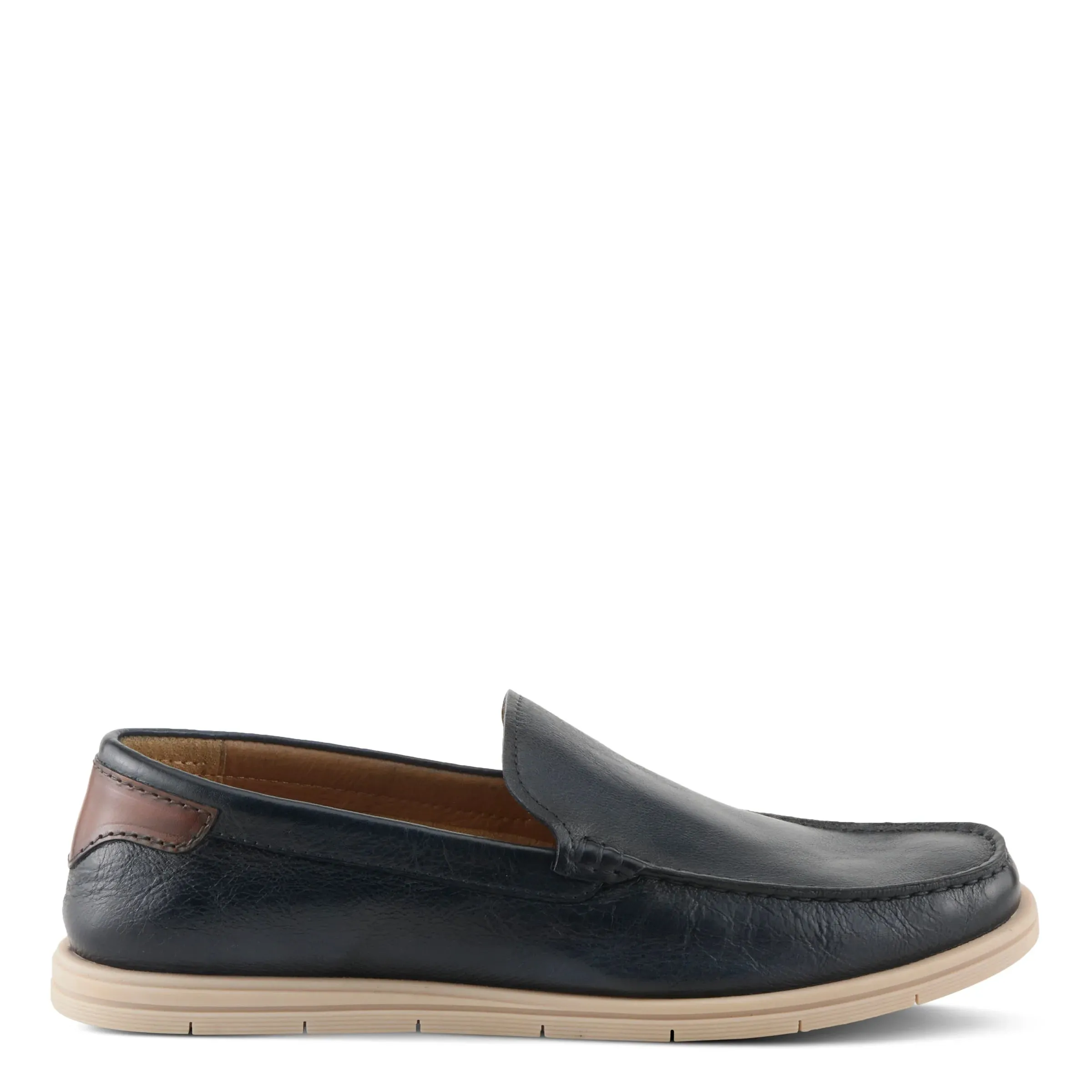 Spring Step Men's Hord Venteian Slip On Moccasin - Navy
