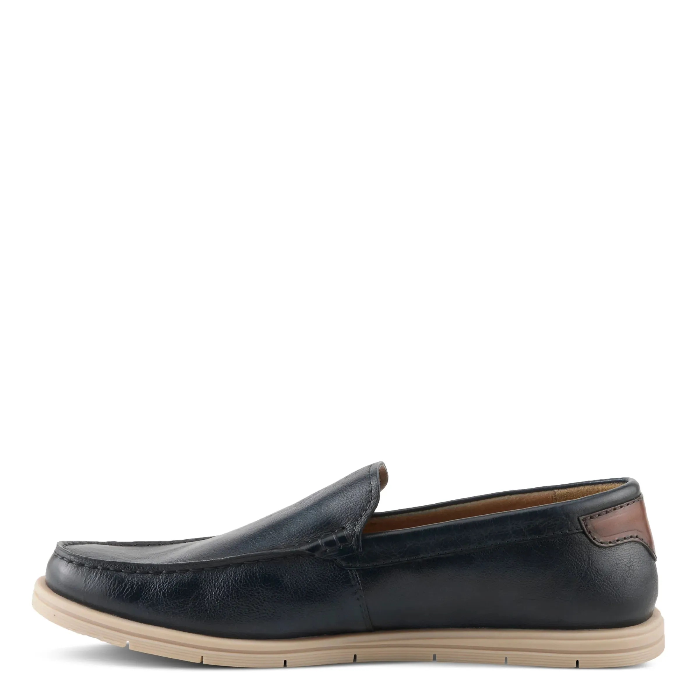 Spring Step Men's Hord Venteian Slip On Moccasin - Navy