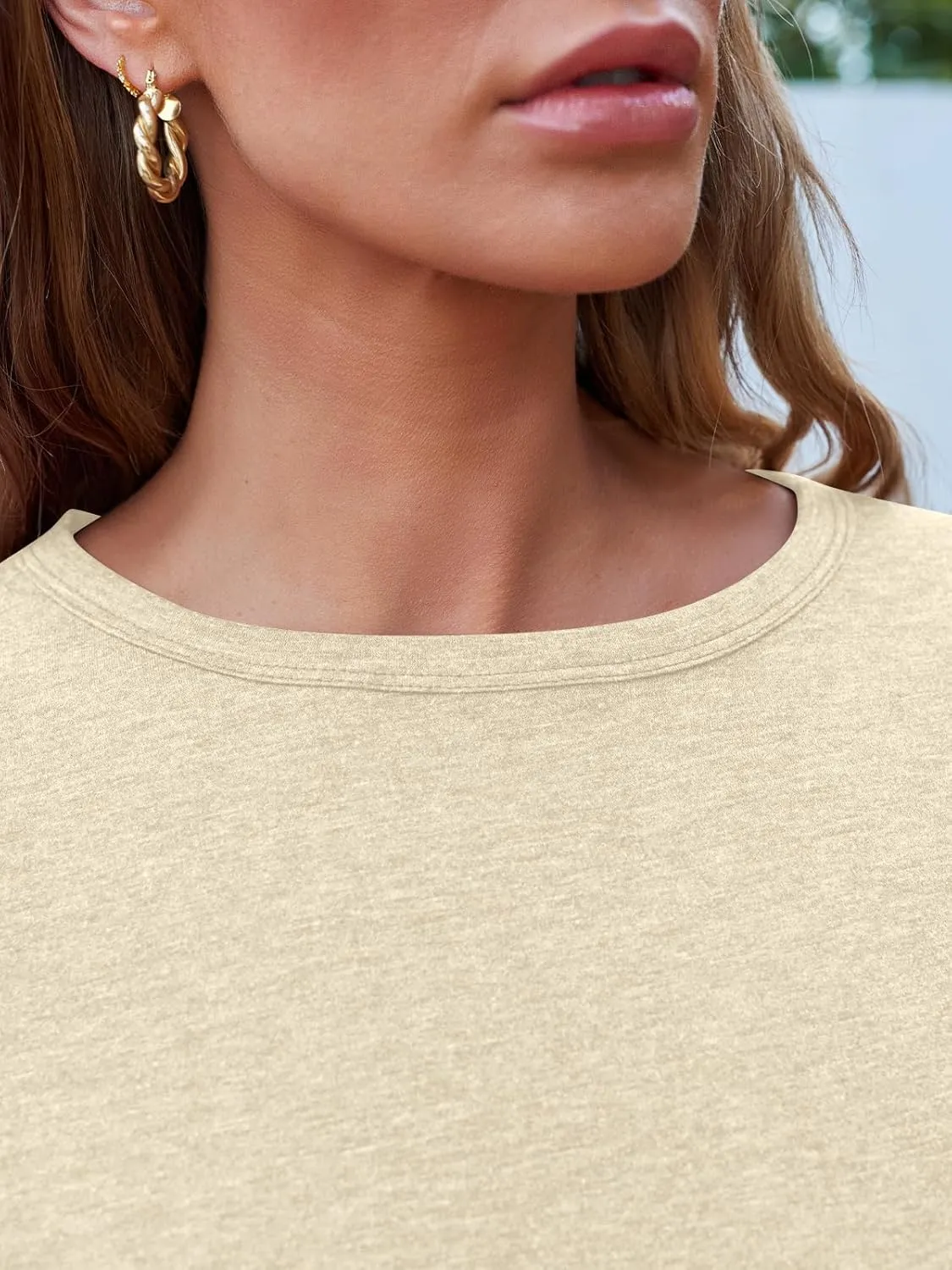 SUNBS Womens 3 Packs Long Sleeve Shirts Loose Fit Fall Tops Fashion Clothes Outfits 2025 Basic Tee Crew Neck Tops