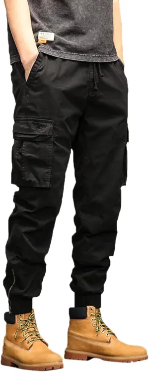 Sweatpant for Men with Pockets Loose Sweatpant 2023 Outdoor Autumn Men's Cargo Casual Pants Plain Color Joggers Men's
