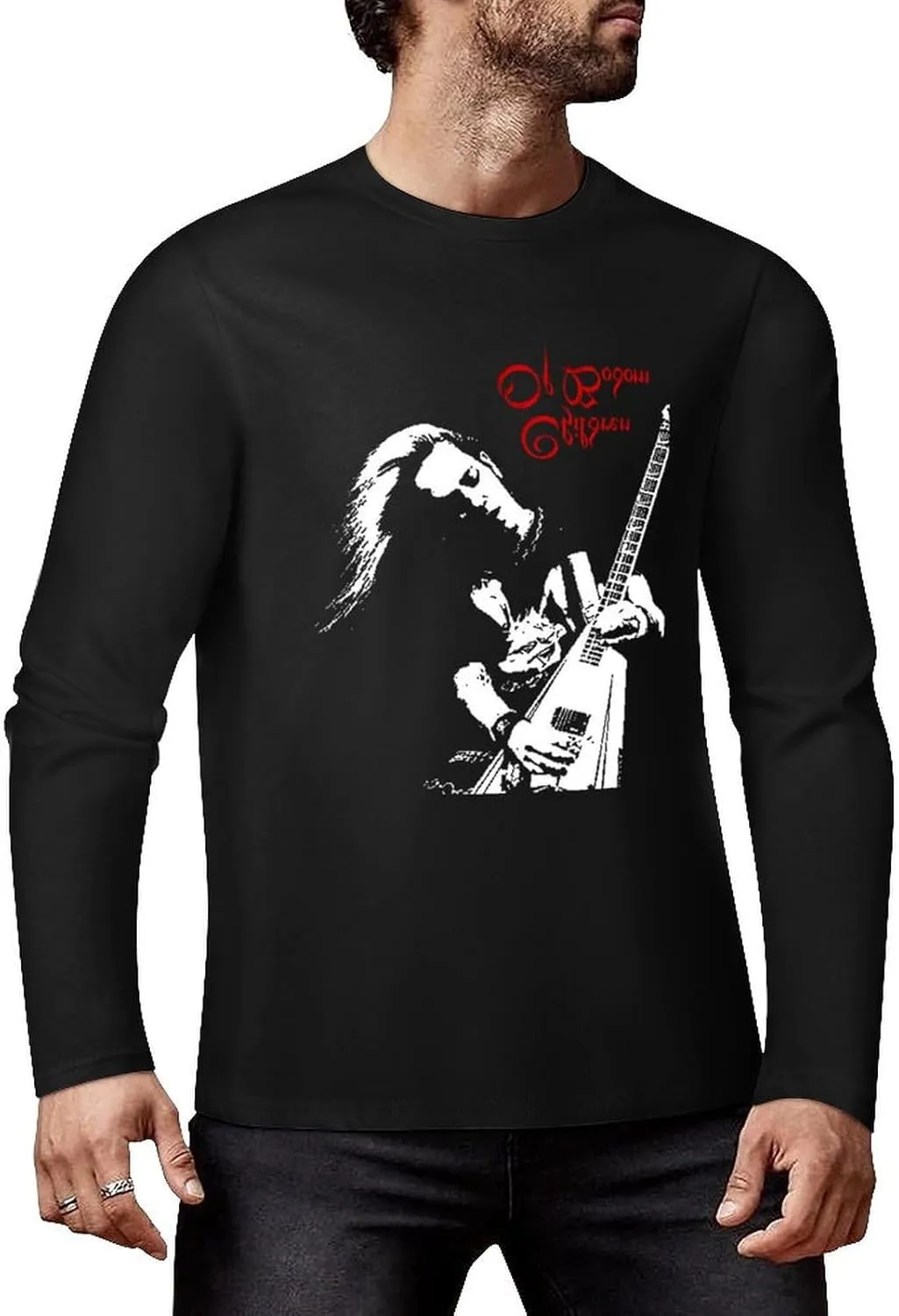 T-Shirt Men's Round Neck Long Sleeve Shirt Summer Casual Vintage Graphic Tunic T-Shirts