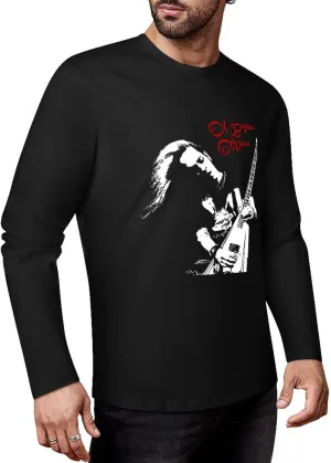 T-Shirt Men's Round Neck Long Sleeve Shirt Summer Casual Vintage Graphic Tunic T-Shirts
