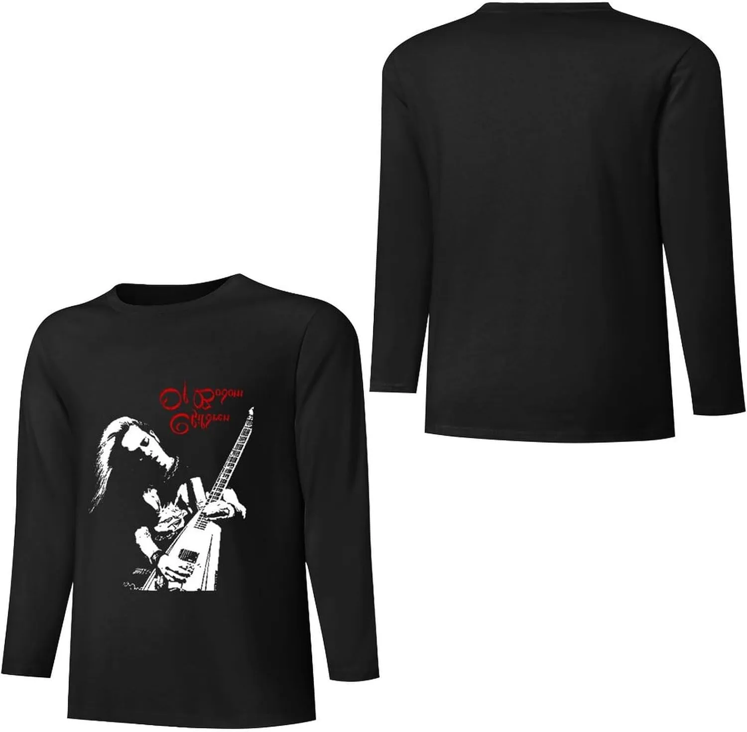 T-Shirt Men's Round Neck Long Sleeve Shirt Summer Casual Vintage Graphic Tunic T-Shirts