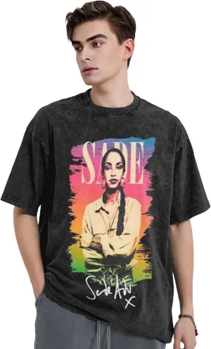 T Shirts for Men Oversized Loose Fit Tshirt Heavy Cotton Washed Vintage Tee Unisex
