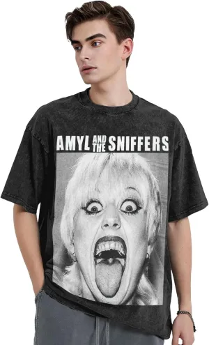 T Shirts for Men Oversized Loose Fit Tshirt Heavy Cotton Washed Vintage Tee Unisex