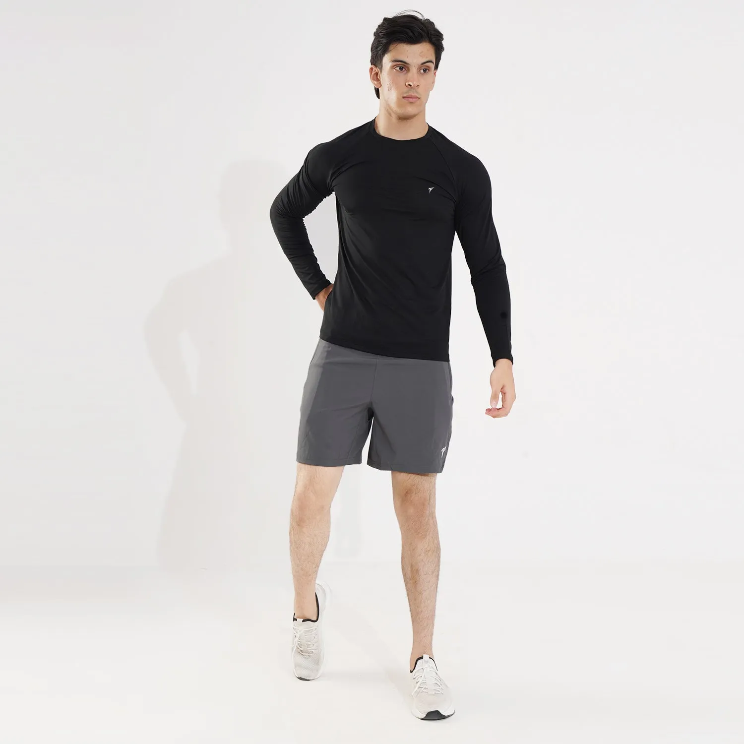 Tf-Grey Basic Micro Premium Shorts