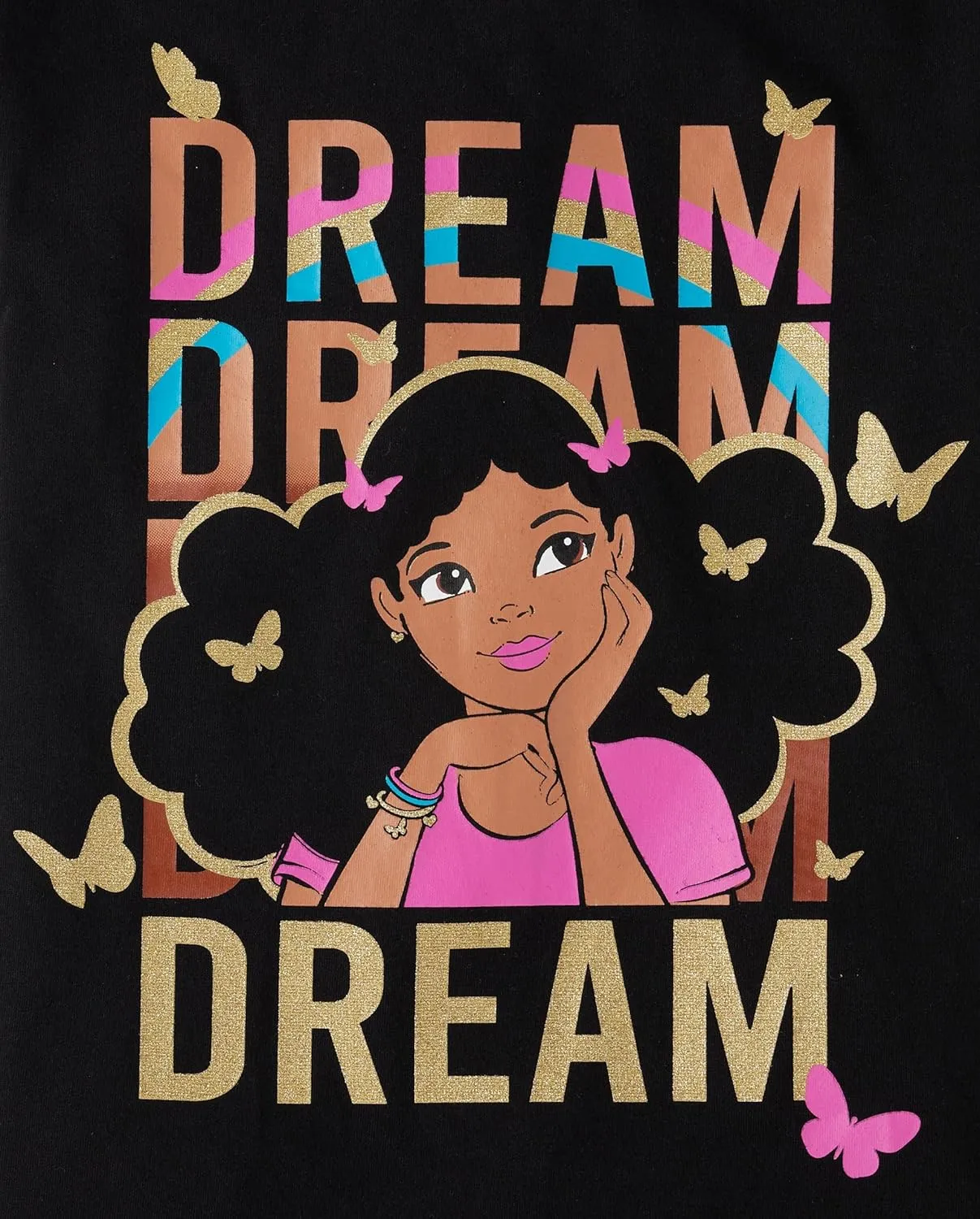 The Children's Place Girls' Kindness, Love, Equality Short Sleeve Graphic T-Shirts, Multipack