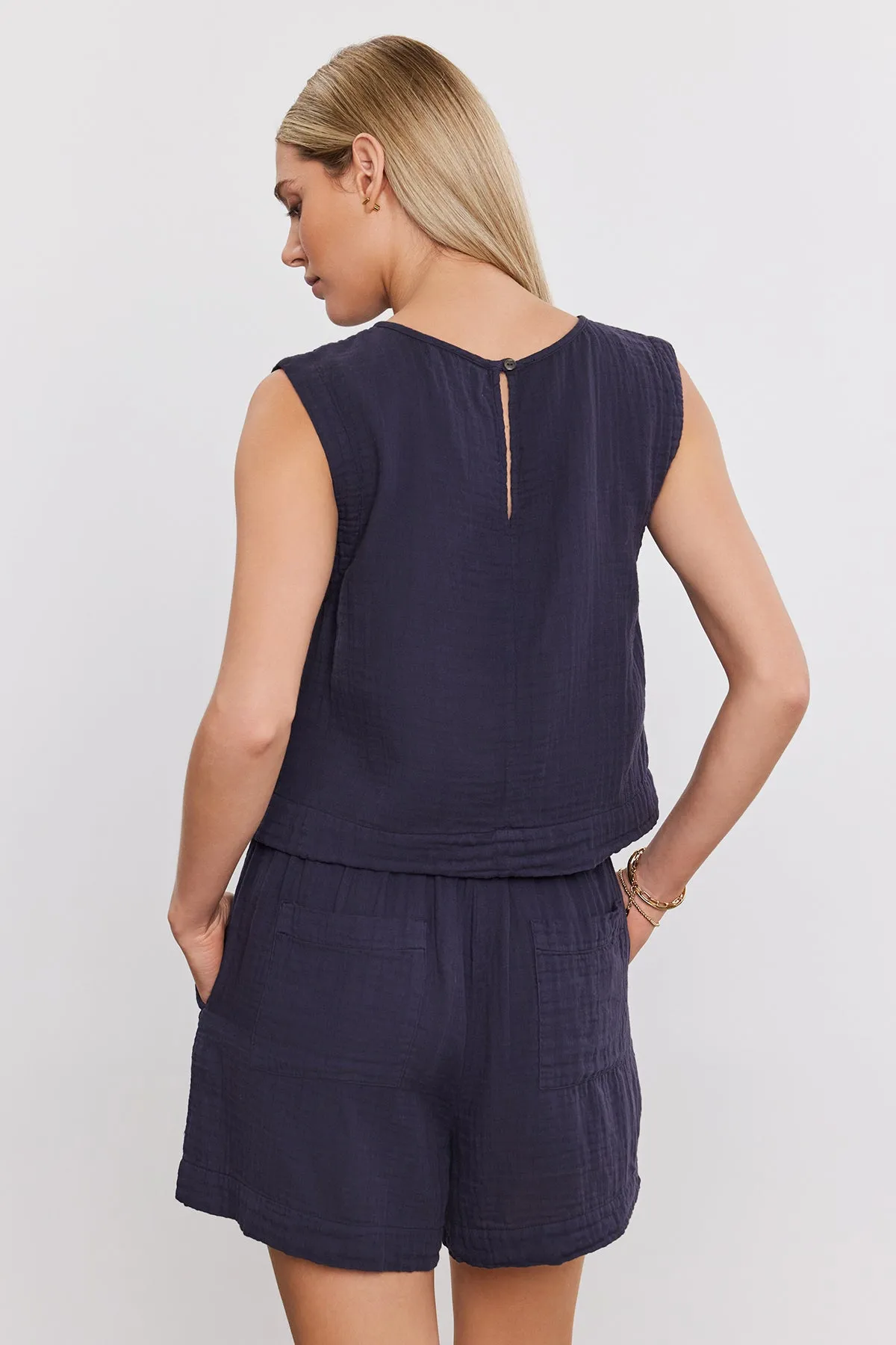 TIBBY COTTON GAUZE SHORT