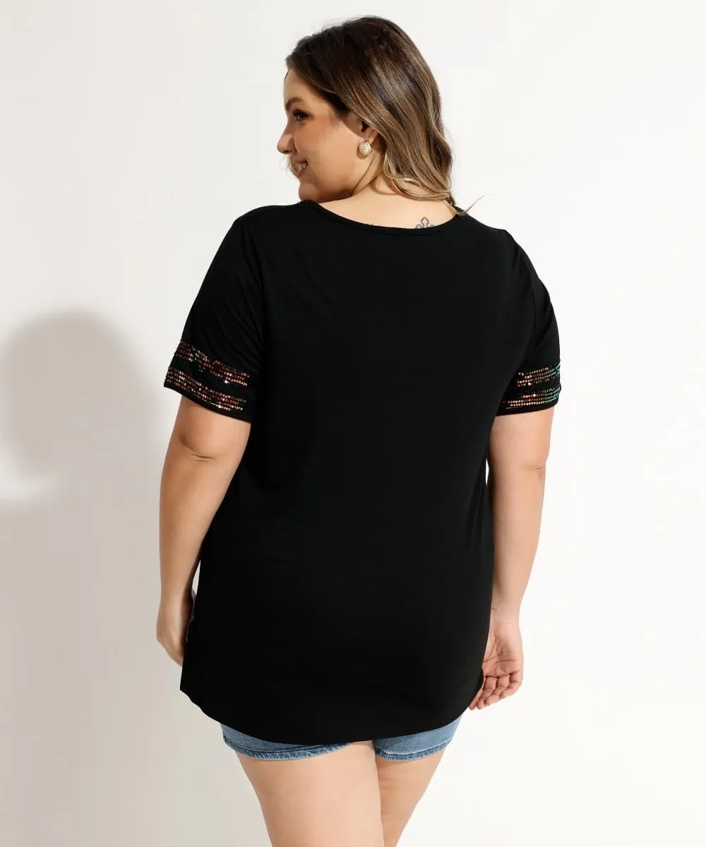 TIYOMI Plus Size Tops for Women V Neck Raglan T-Shirt Short Sleeve Summer Shirts Casual Loose Tunic Blouse
