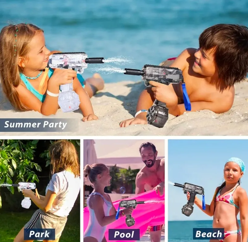 TRANSPARENT ELECTRIC WATERGUN