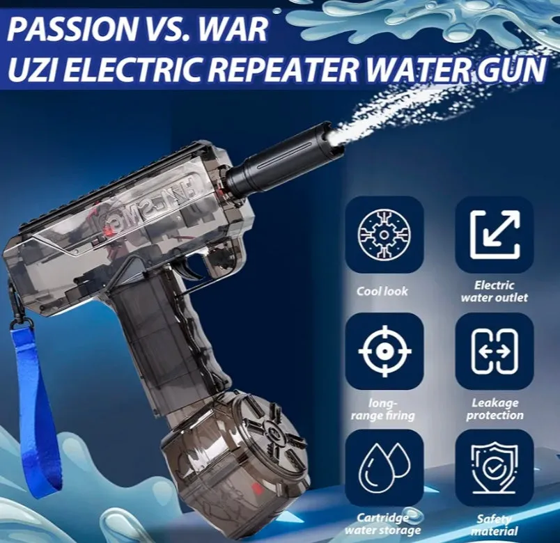 TRANSPARENT ELECTRIC WATERGUN