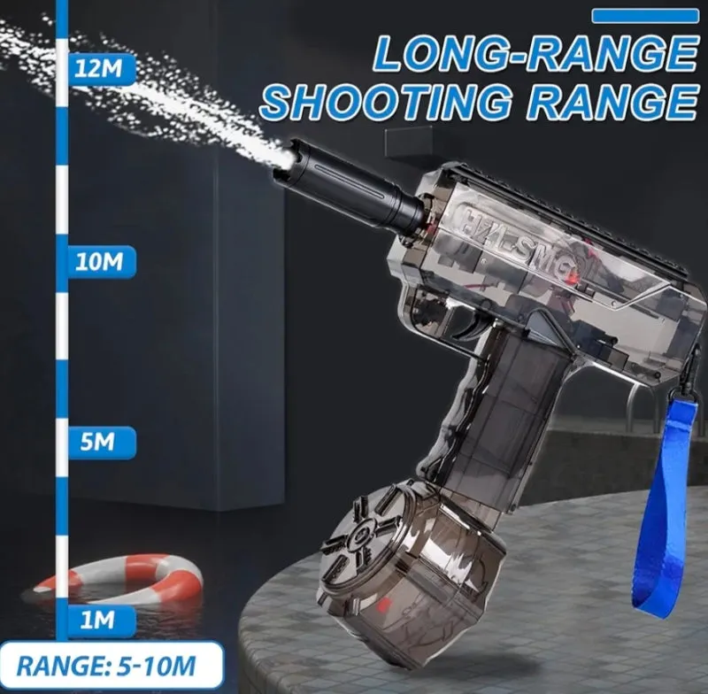 TRANSPARENT ELECTRIC WATERGUN