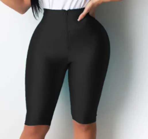 Trendy High Waist Summer Casual Biking Neon Shorts