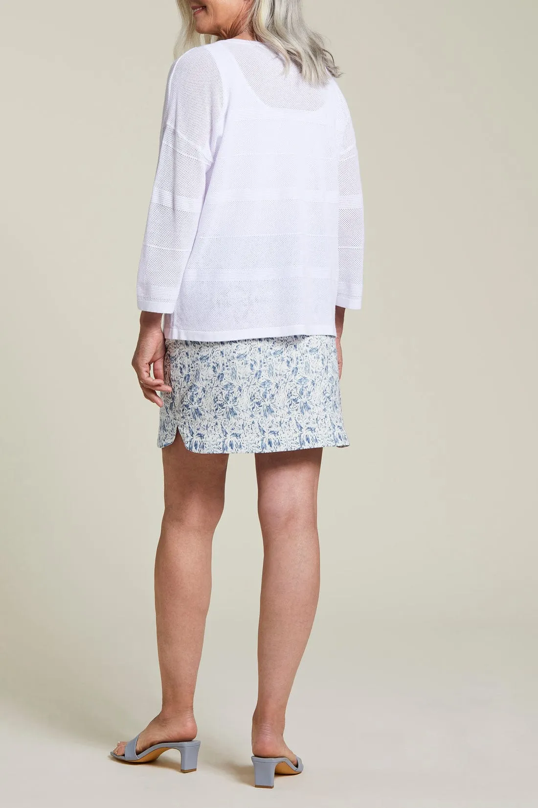 Tribal Printed Pull-On Skort - 3747O-3468