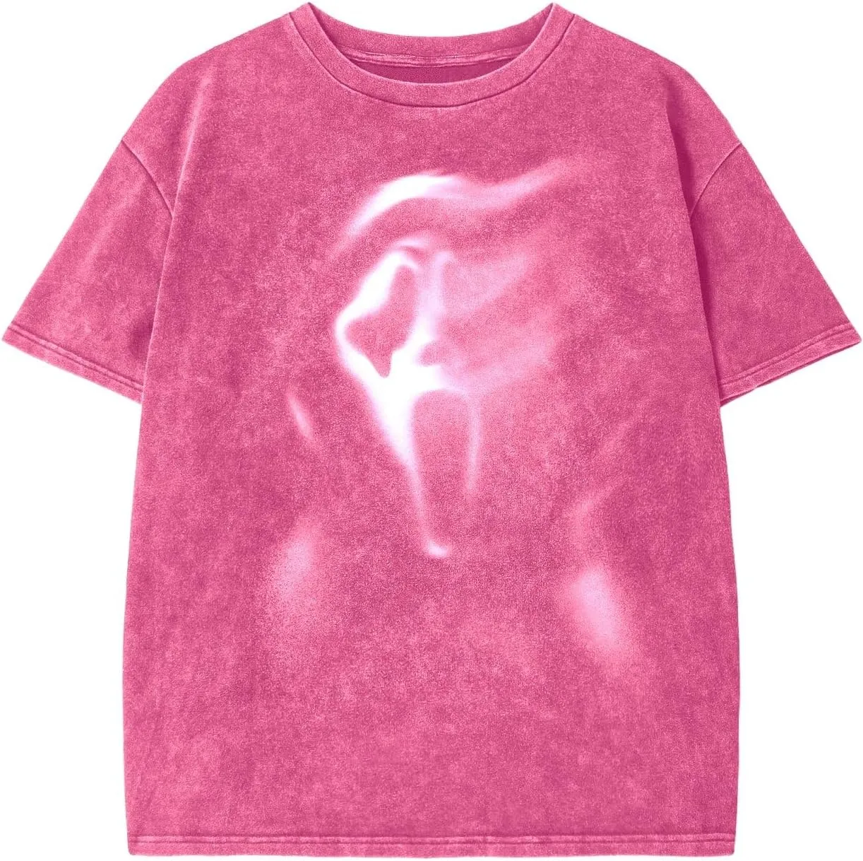 Verdusa Women's Graphic Short Sleeve Crew Neck Oversized T Shirts Goth Y2k Tee Tops