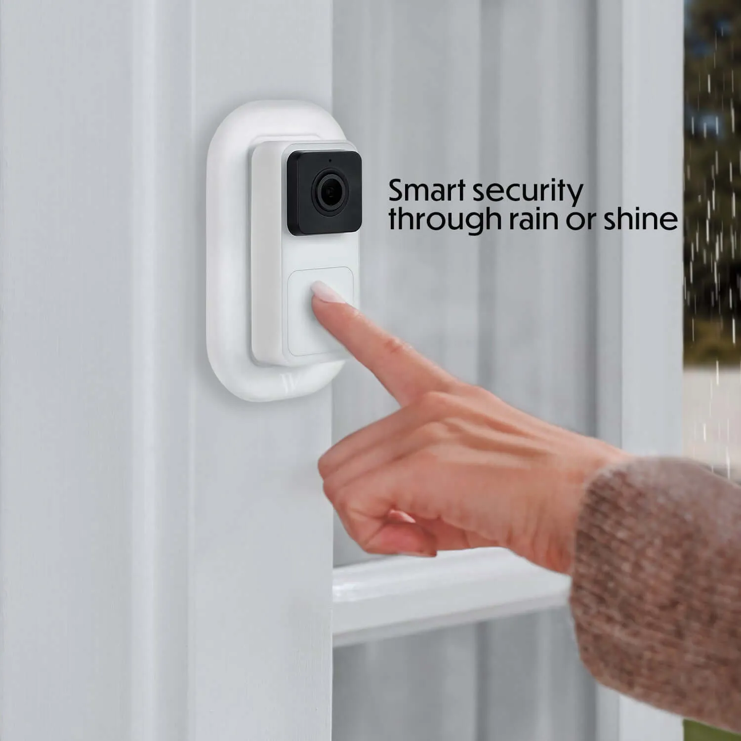 Wasserstein Wall Plate for Wyze Video Doorbell | Weather-resistant