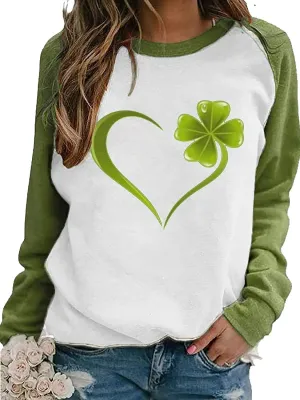 Women's Crewneck Sweatshirts Casual Comfy Long Sleeve T-Shirts Basic Solid Pullover Tops